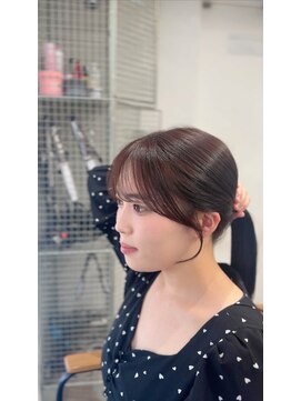 ムク 新宿(muc) 顔まわり/顔まわり地毛風ストレート