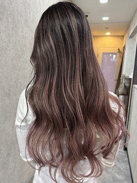 ルーゼン(LUXEN) 【LUXEN】ピンクバレイヤージュ