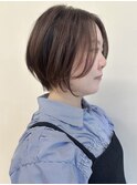 say.イメチェン外ハネボブ美髪ワイドバング前髪なしショートボブ