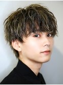 ダークアッシュ/韓国マッシュ/ニュアンスパーマ[池袋駅/men's]