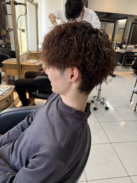 アイズ 海老名(AIZU) メンズマッシュ×ツイストスパイラルパーマ マッシュパーマ