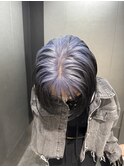ブルーラベンダーのルーツカラー