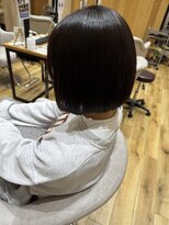 フィゼル あべのルシアス店(Aujua fizelle) ストレート × ボブ