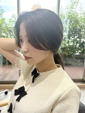 ジーナ 福岡天神(Zina) 韓国風／顔周りカット／レイヤーカット