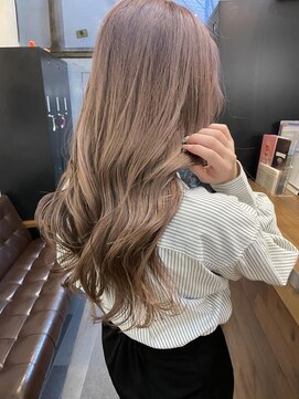 ステア メゾン(stir maison) ミルクティーベージュ/ブリーチ1回/ダブルカラー