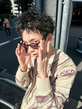 エース 名駅店(Ace) 波巻きスパイラルパーマメンズマッシュツイストスパイラルパーマ