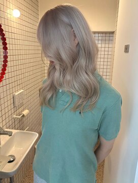 ペレ アネックス 大阪梅田茶屋町店(PELE ANNEX) ミディアムヘア/デザインカラー/フェイスフレーミング/梅田