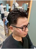 MEN’S HAIR/サーフカール/刈り上げセンターパート/柏