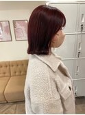 顔周りレイヤー/ダブルカラー/髪質改善ケアブリーチ万代新潟駅◆
