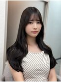 韓国風くびれ巻き×髪質改善艶ロング/髪質改善銀座日比谷有楽町