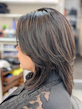 ヘアデザイニング ズーム 飯田橋店(hairdesigning Zoom) レイヤースタイル