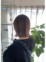 リフ バイ ローバー(Lif by ROVER)&nbsp;切りっぱなしボブ/ベージュブラウン/ミルクブラウン/20代/30代/