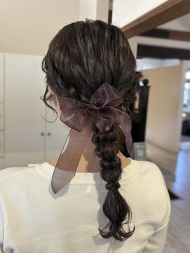 リコ バイ ポノ(Lico by PONO) 【hito】ポコポコ編みおろしヘア☆