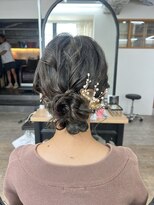 アルモ ヘア フア 東静岡(ALMO hair HUA) 【ALMO】華やかシニオン