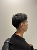 ツーブロックショート