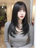 サロンドアイ(salon de i)&nbsp;ストレートレイヤー×ブラック