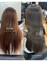 ヘアカロン 熊本下通店(Hair CALON)&nbsp;アッシュブラウン/透明感カラー/アッシュカラー/艶髪/熊本