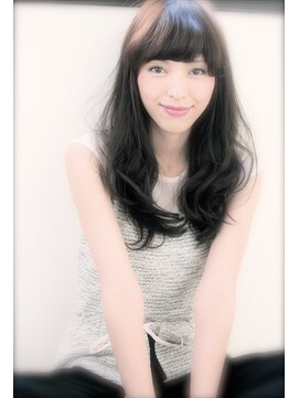 アリエッタ(aRietta) 【aRietta】前髪厚めバングの揺らぐ外人カール/抜け感ロング