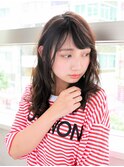 フェザーロング 小顔バング★★