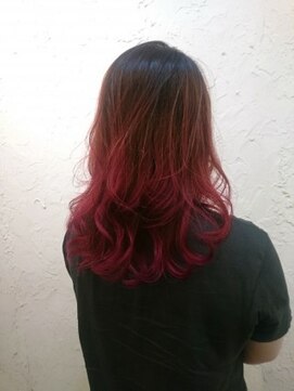 フロール(Flor) 【flor 戸塚】*グラデーション×クランベリーレッド*