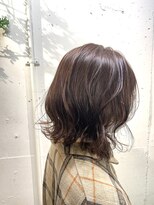 エル(EL by green)&nbsp;《tomi》外ハネウェーブ×ピンクレッドカラー