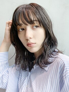 アイティー バイ アルバム 中野店(IT by ALBUM) ナチュラルミディ_クールショートピンクベージュボブルフ_58089