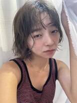 ディッセンバー 渋谷(December)&nbsp;抜け感たっぷりくせ毛風カジュアルボブ