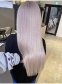 パールホワイトラベンダー_艶ロングヘア_
