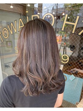 グレージュハイライト