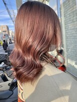 アデプト 金町店(adept) 【adpt金町店　石崎Style】ピンクブラウン
