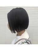 切りっぱなしボブ