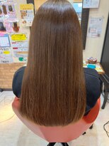 ヘアスタジオブービー&nbsp;透明感カラーモテ髪ストレート