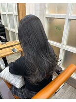 ナンバー アンフィール 渋谷(N° anfeel) 髪質改善透明感ゆるふわ韓国風巻きグレージュカラー