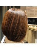ハネない美髪まとまる髪質改善ツヤ大人ボブ【カミケンガレリア】
