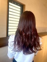 ココカラヘアー ニコ(cococara hair nico)&nbsp;ピンク/カシス/レイヤー/ブリーチなし/暖色/透明感/韓国風