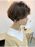 【cuzKLUB】ナチュラルショート×アッシュベージュ*池袋