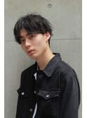 微分けカルマパーマ シャドウパーママッシュ