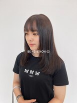 ビーヒアナウ N゜03 金沢駅西店(BE HERE NOW)&nbsp;【韓国ヘア/レイヤーカット/アッシュブラウン】