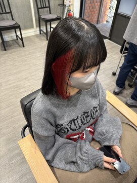 ココット 京橋店(cocotte) 艶髪インナーレッドカラー