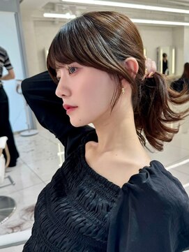 アッシュ 笹塚店(Ash) レイヤーロング/ヘルシースタイル/韓国ヘア/ベビーピンク/笹塚