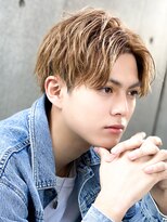 エルマーク 豊中(L-MARK)&nbsp;ダブルカラースパイラルパーマツイストパーマフェード短髪