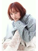 20代30代40代 レイヤーボブ 小顔ヘア ダブルカラー