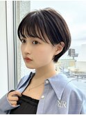 《岩田莉奈》地毛風縮毛矯正美髪髪質改善ショートボブ　新宿