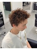 スパイキーショートスパイキーパーマ