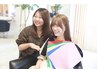(人気NO1)骨格,顔型,パーソナルカラー診断付/カット+質感改善カラー+oggiotto