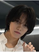 韓国ミディアムヘアメンズミディアムレイヤーカット