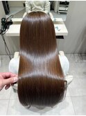 縮毛矯正×ナッツブラウン