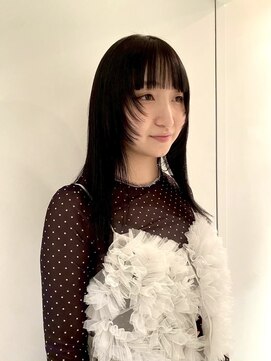 シータ(sheta) 【表参道/sheta】顔まわりカットオリーブグレーミディアムヘア