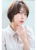 大人小顔ショートボブ丸みくびれ30代40代50代