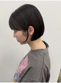 ぷつっとミニボブ地毛風カラー